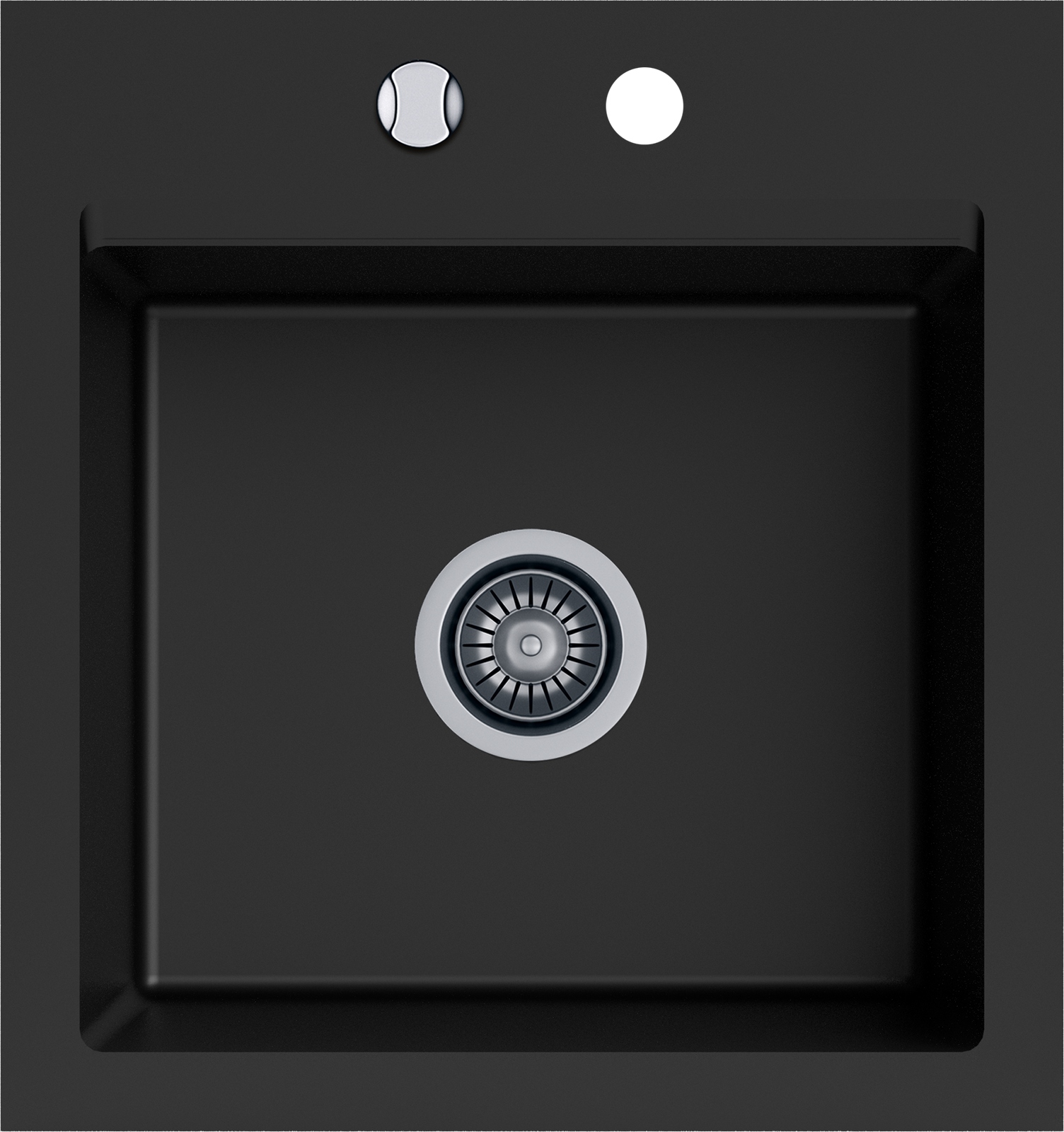 Kuchynská batéria - Kernau KGSM 45 1B Deghan Black Granite Sink