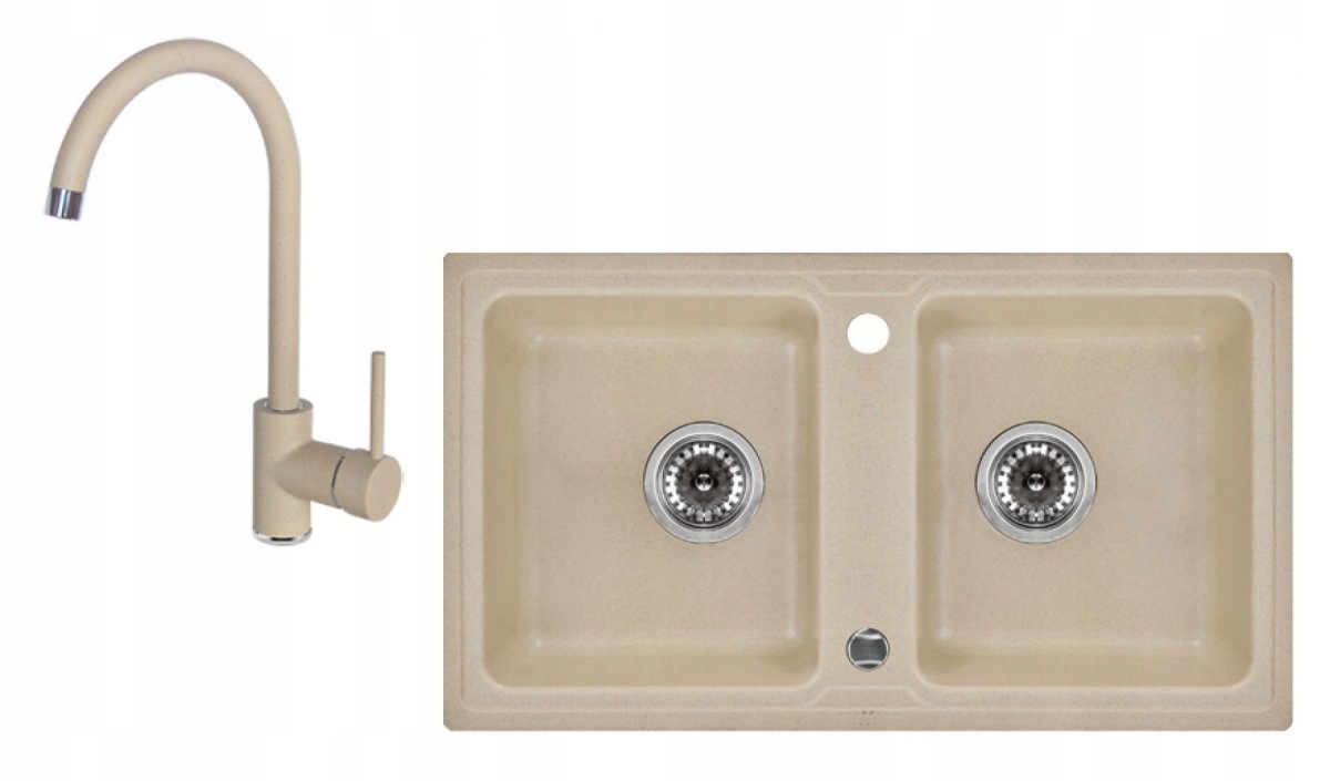 Kuchynská batéria - Zorba Granite Sink 2-Kom Sand batéria