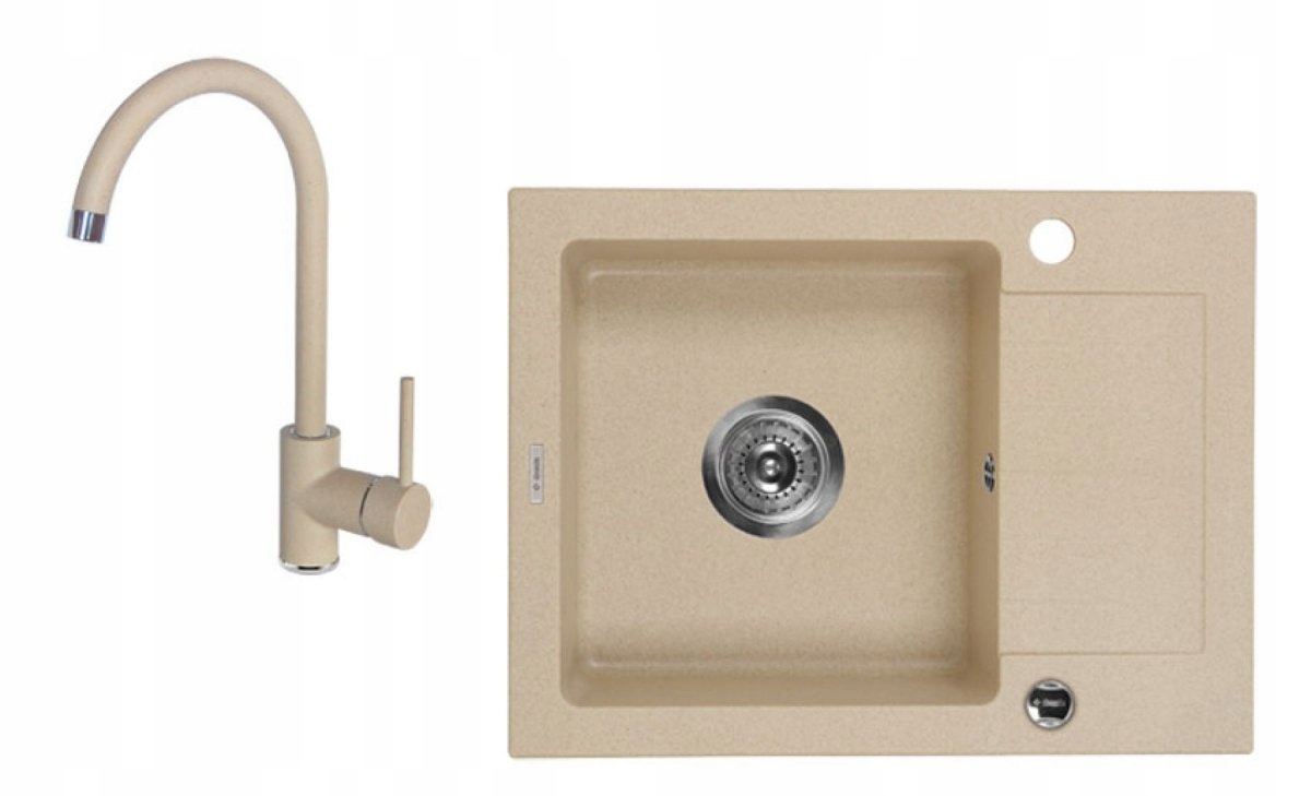 Kuchynská batéria - Zorba Granite Sink + piesok batérie