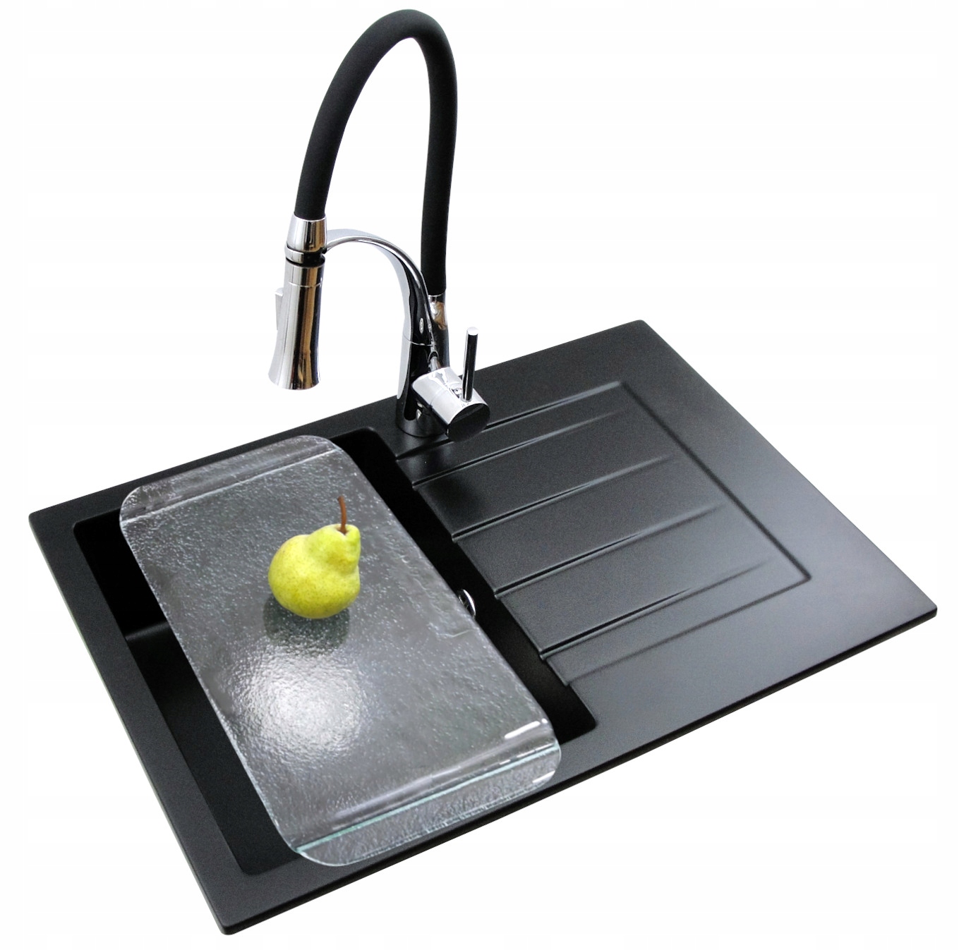 Kuchynská batéria - Single -Chamber Granite Sink + batéria +
