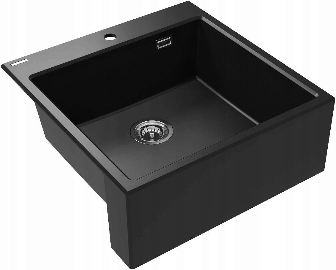 Kuchynská batéria - Nero Eridan 60x61 Deante Granite Sink