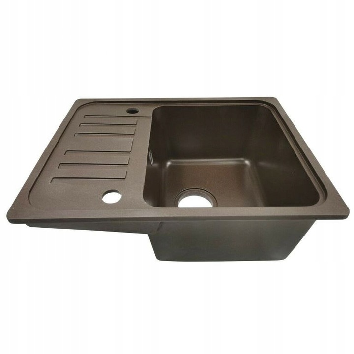Kuchynská batéria - Granitový drez s odkvapkávačom 32 x 19 x 39