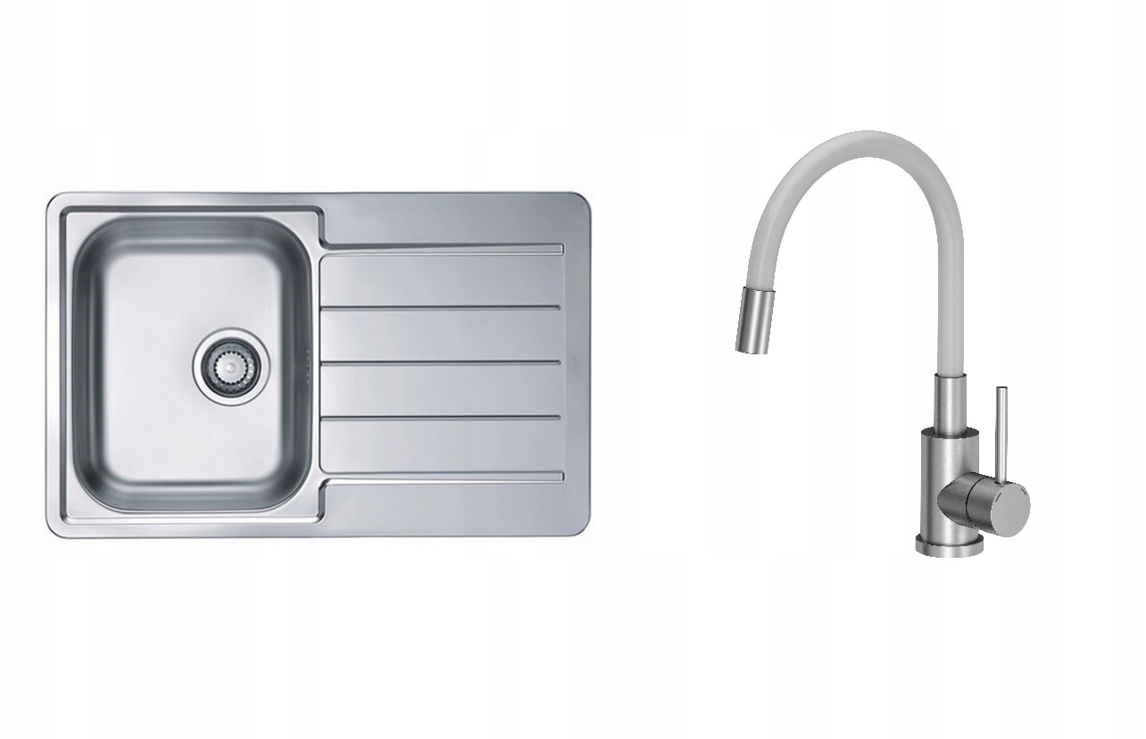 Kuchynská batéria - Single -Chamber Linen Wink + Flex White Battery