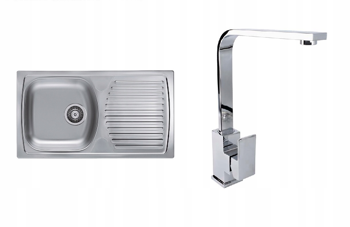 Kuchynská batéria - Single -Chamber Sink Len +kuchynská batéria