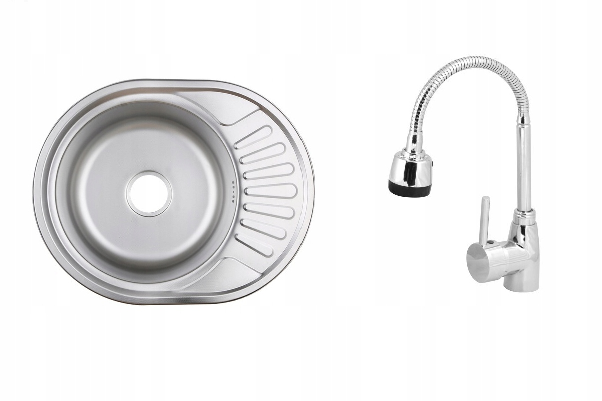 Kuchynská batéria - Single -Chamber Sink Len +Flexibilná batéria