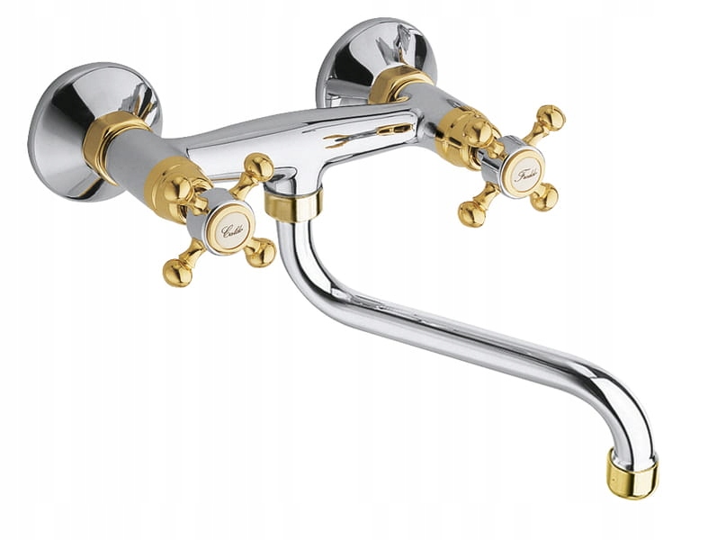 Nástenný umývadlo Antea Chrome/Gold