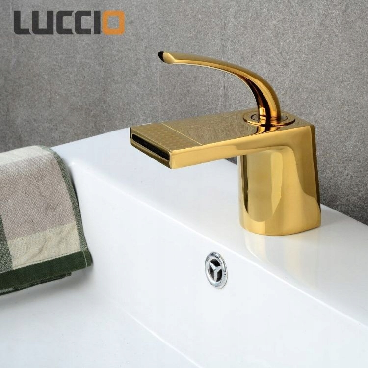 Zlato Luccio Waterfall Washbasin batéria