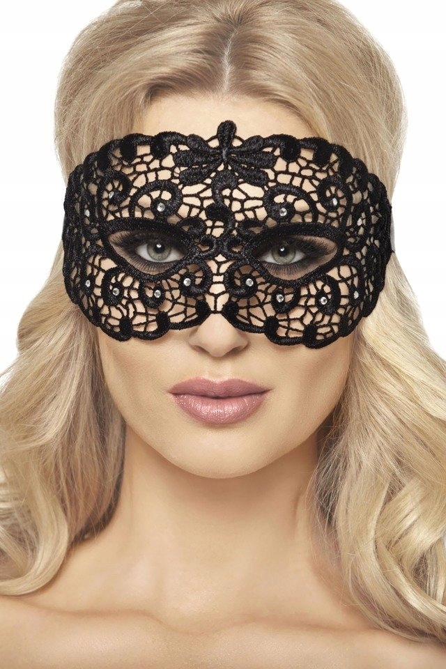 Maska na spanie - Očné pásmo Roxana Polyester 6790 čierna