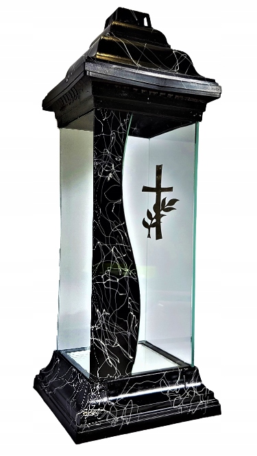 Svietnik, lampáš -  Sviečky Sviečky sklenená výška kaplnky 38 cm