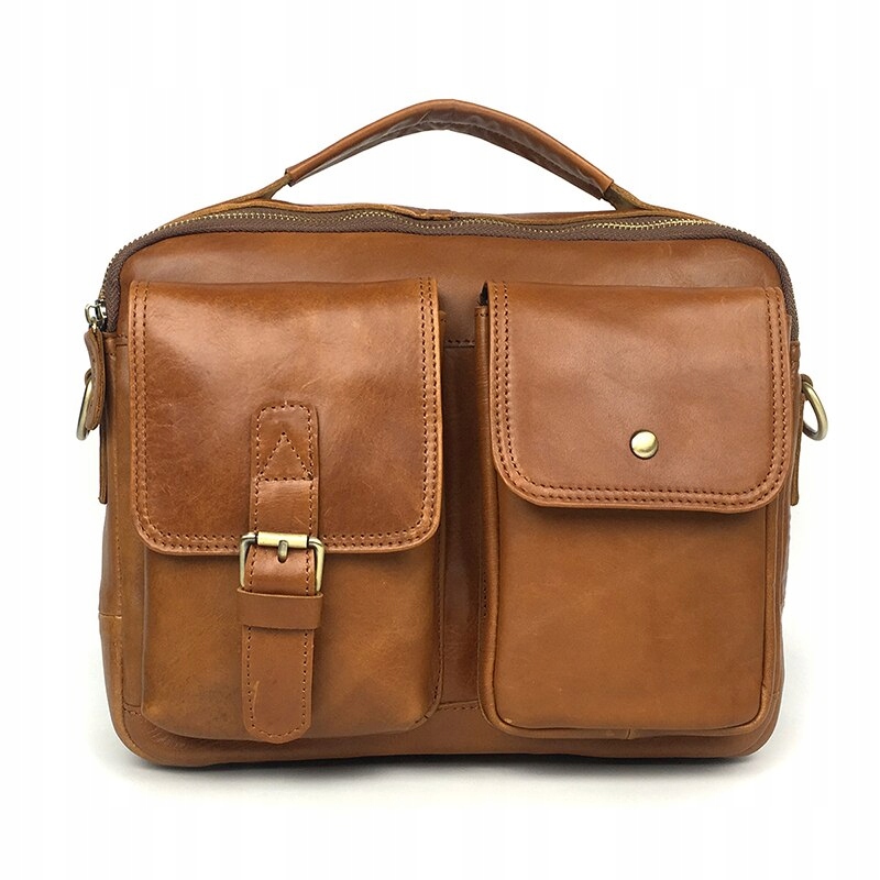 Žlté hnedé slávne dizajnérske súbory Cowhide Leather M