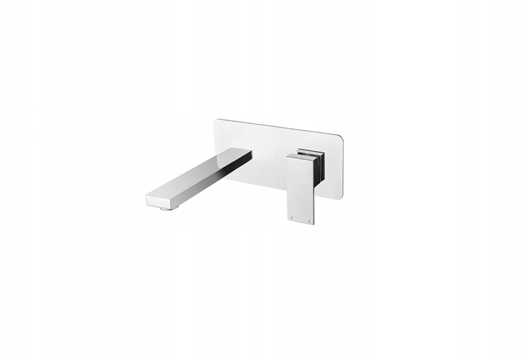 Flush -Mounted Modern Chrome Basco Basin Faucet