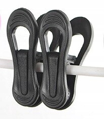 Čierny štýl Lastic Clothespins, ťažká práčovňa