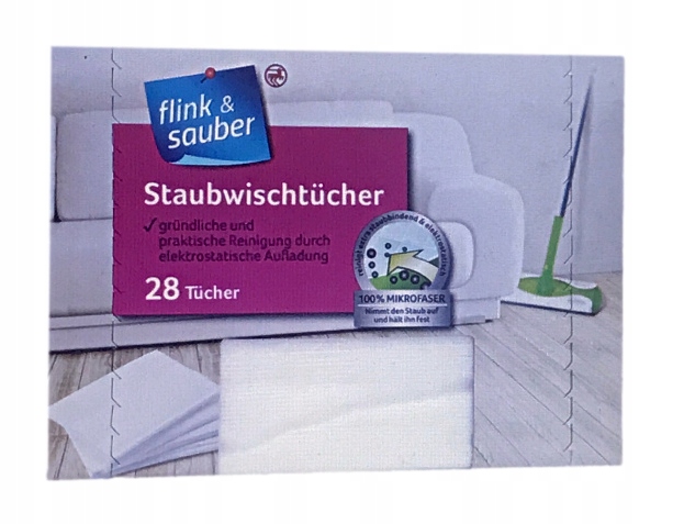 Flink & Sauber Antistatic Cloths 28 ks.