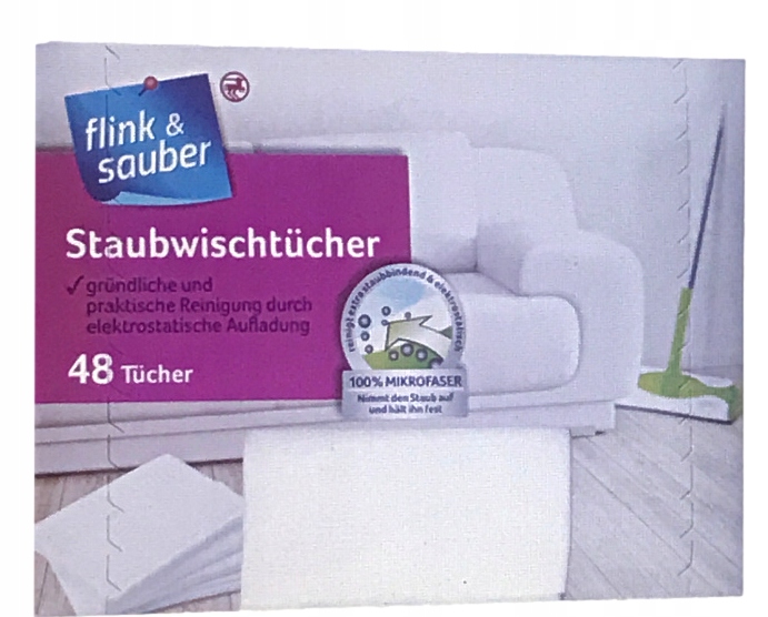 flink & sauber antistatické utierky 48 ks.
