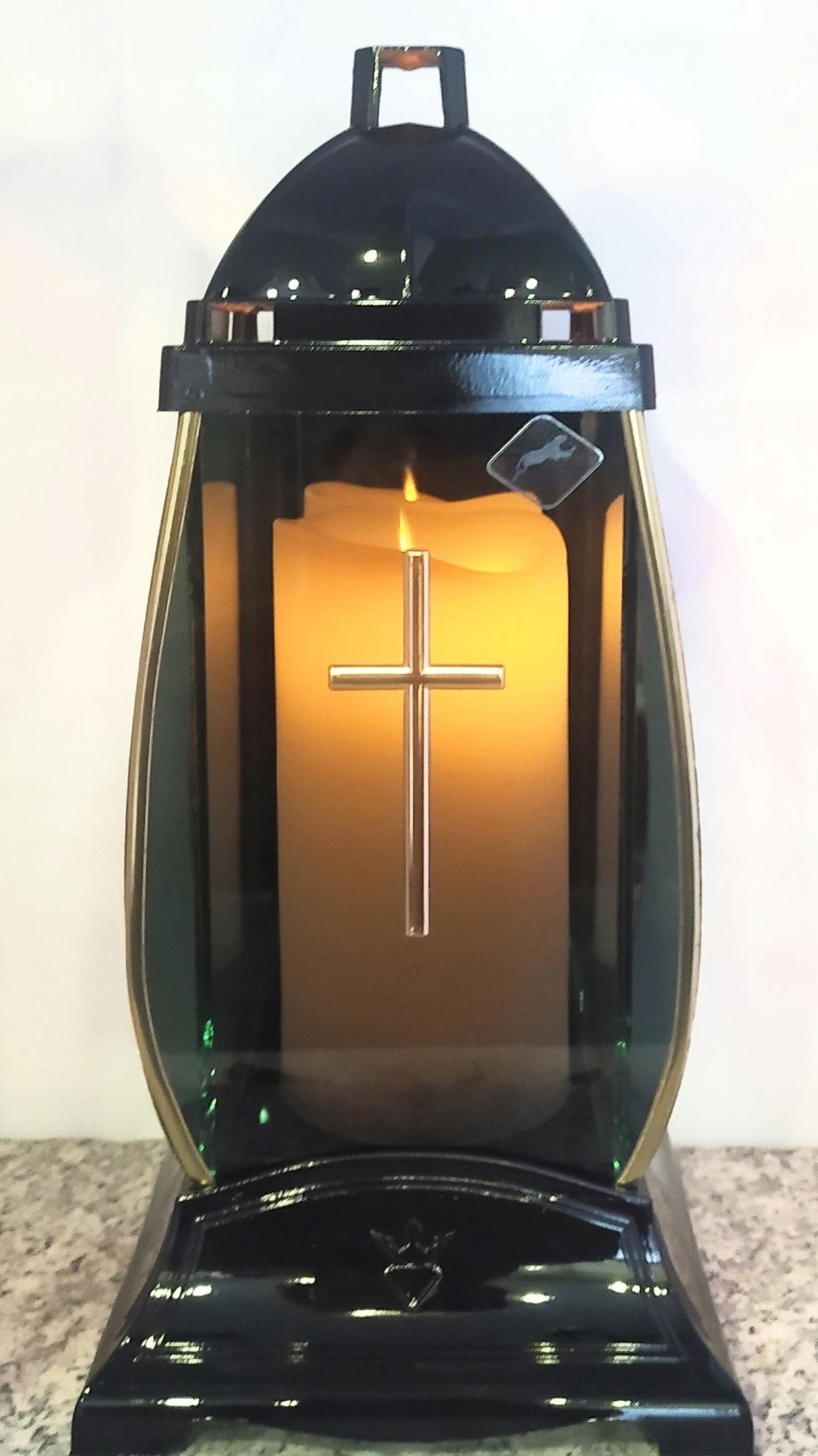 Svietnik, lampáš - Dark Barrel Lantern / Silver Finishes / 1