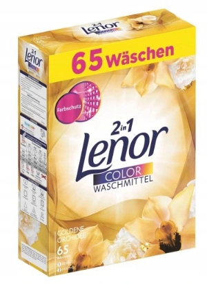 Prací prášok - LENOR Prášok Farba 65 Práčka Farba Orchidea de Hit