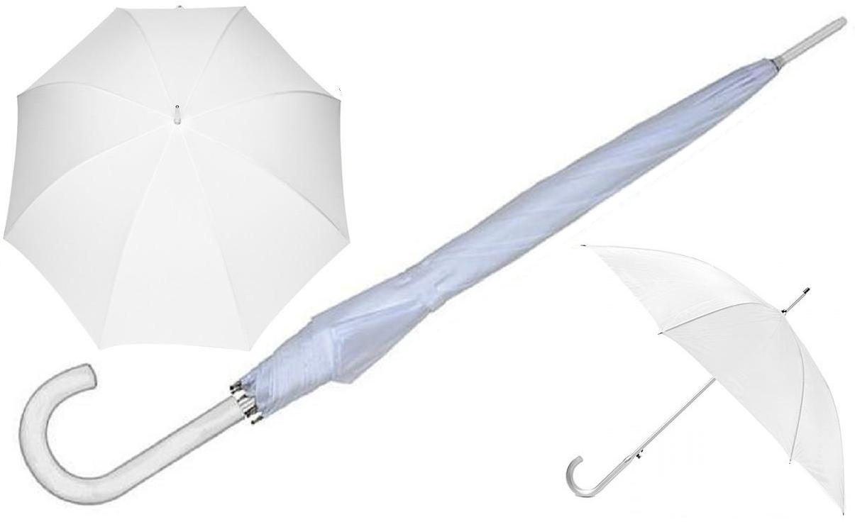 Dáždniky - Automatický dáždnik, bez krytu, dlhý Doppler White