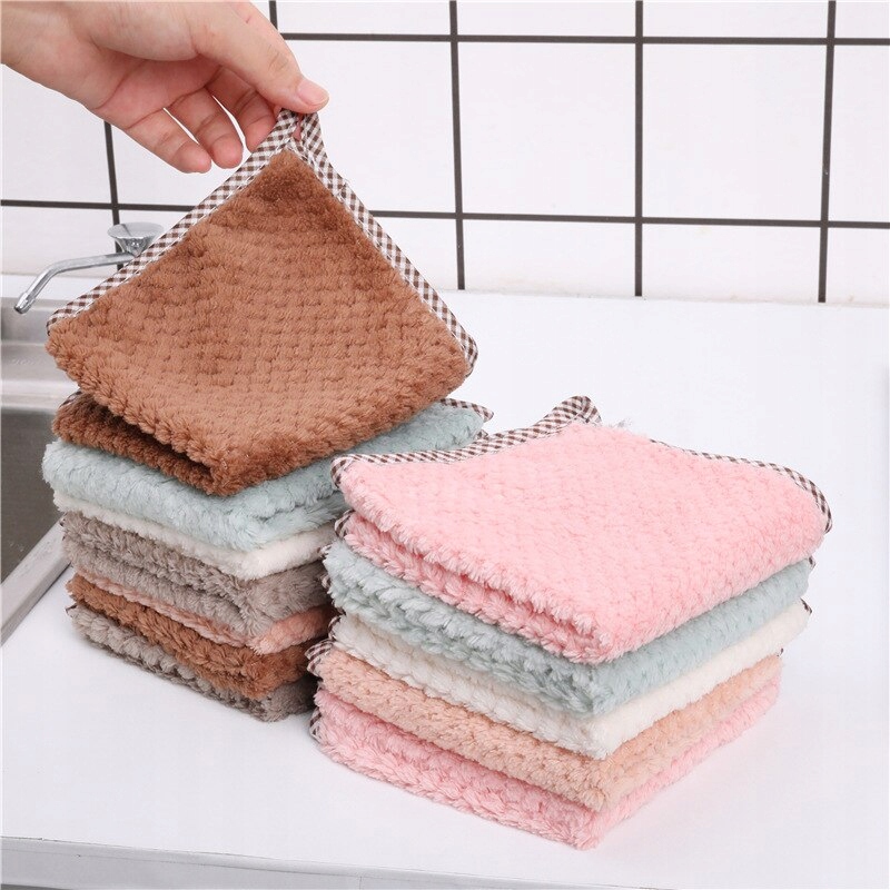 Pink Eapple Style Double -Douded Absorpent Cloth