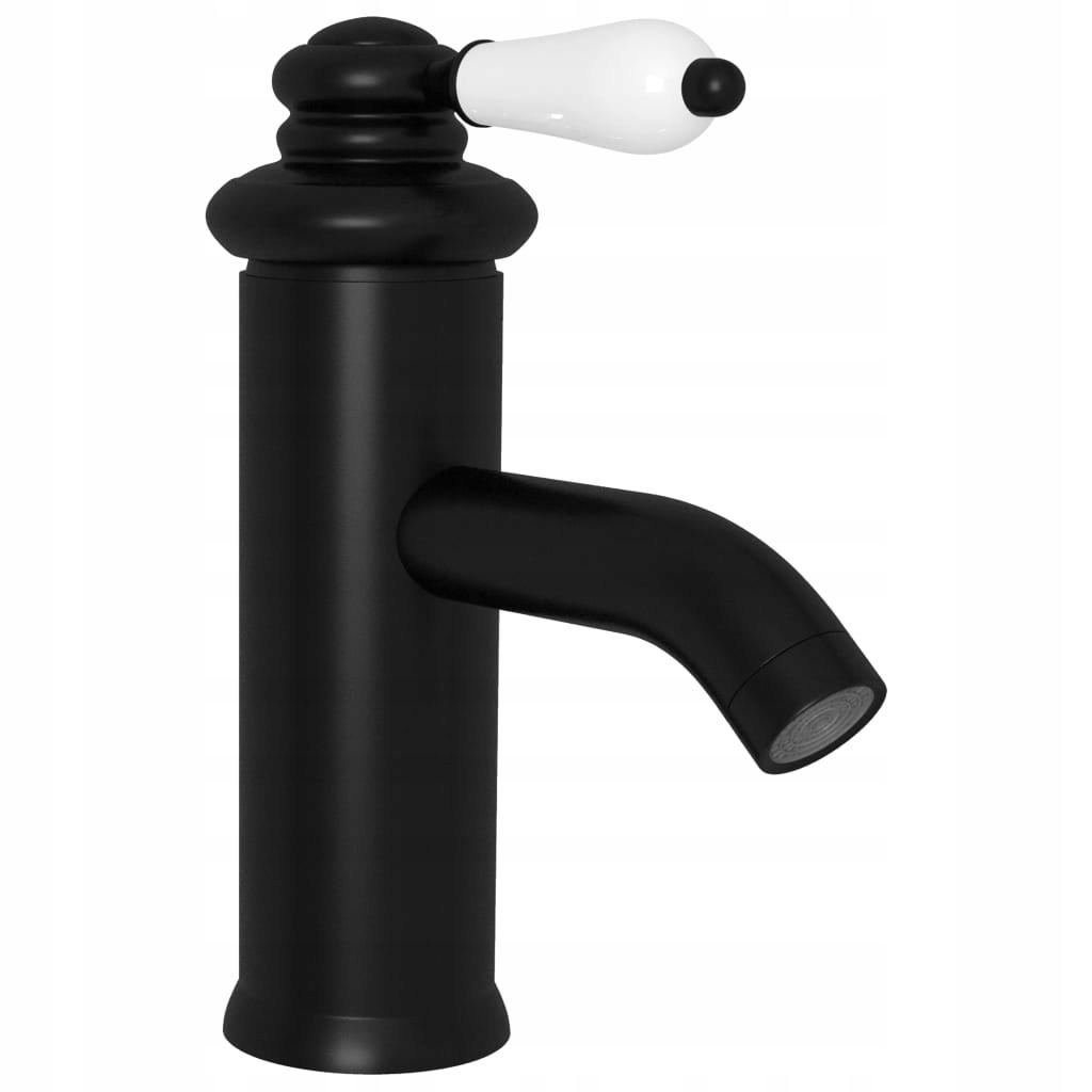 Batéria Vidaxl Washbasin, čierna, 130x180 mm