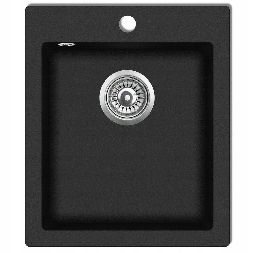 Kuchynská batéria - Vidaxl Granite Single -Chamber Sink,