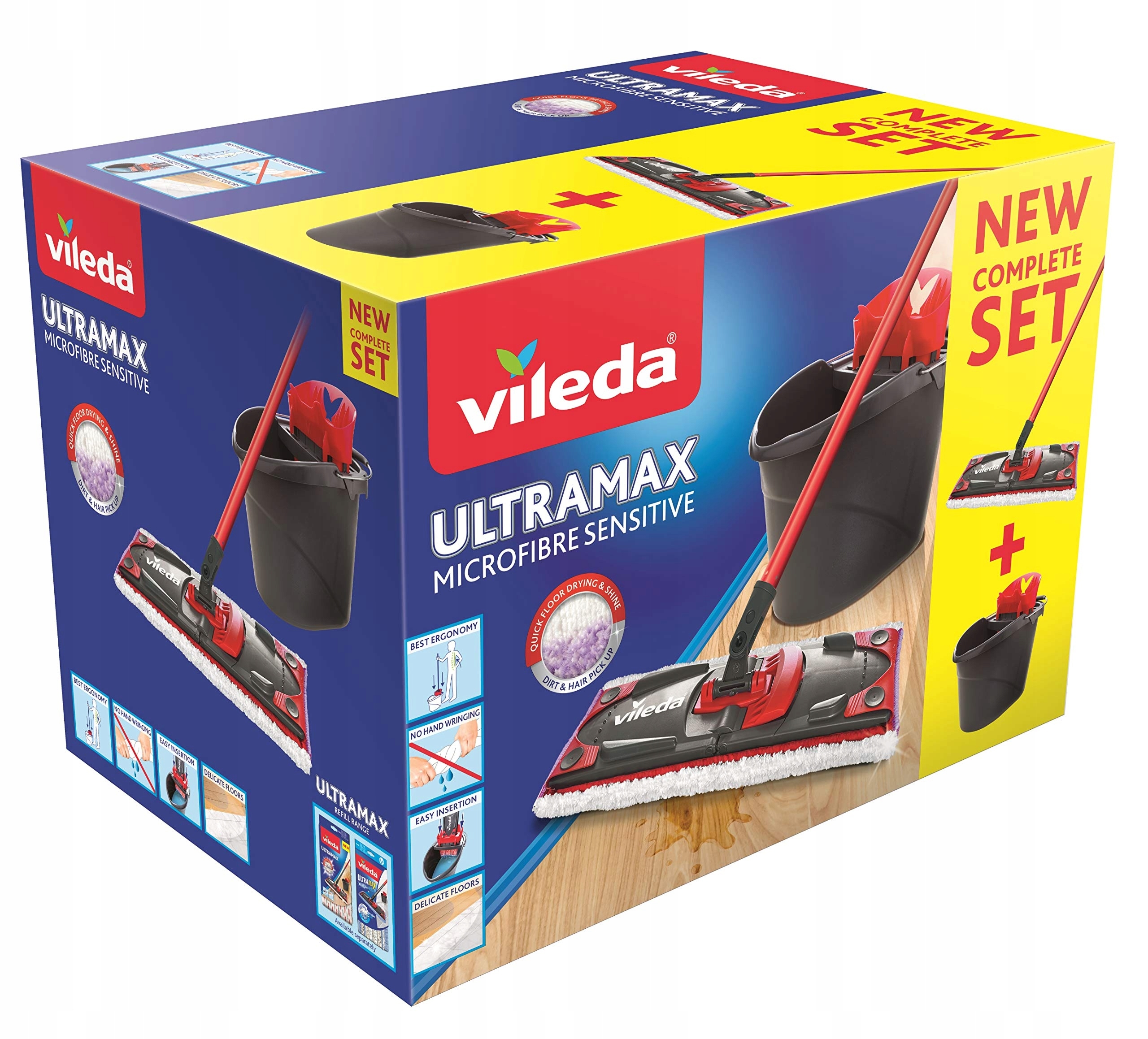VILEDA ULTRAMAX MICRIBRE CISILTY PLATNÝ MOP