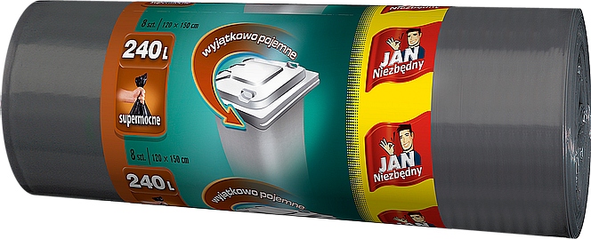 vrecká na odpadky 240 l 8 ks super -výkonné