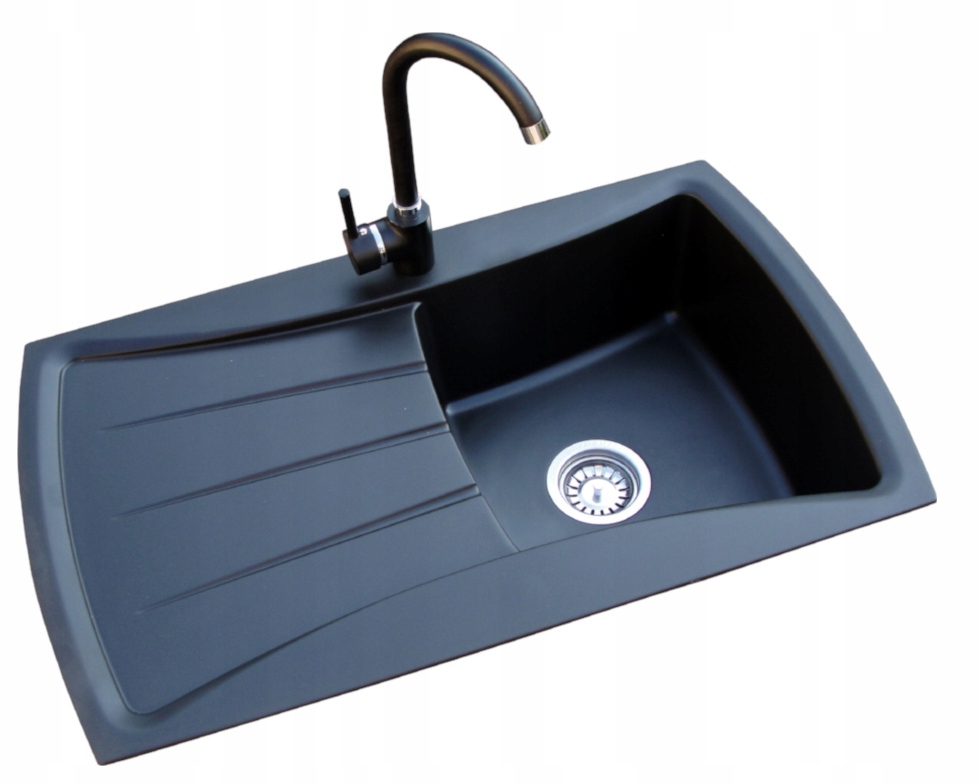 Kuchynská batéria - Single -Chamber Granite Sink +batéria +