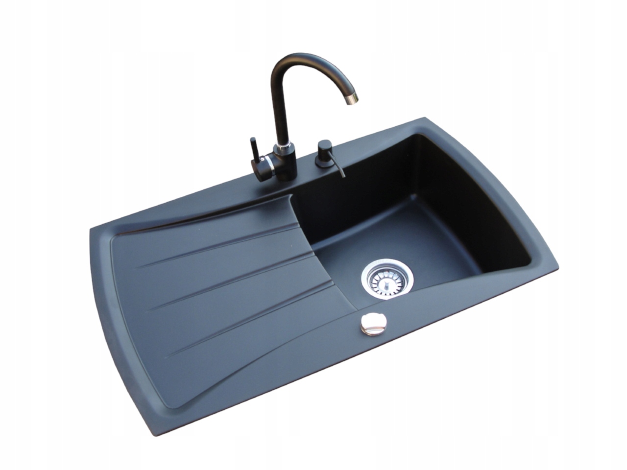 Kuchynská batéria - Single -Chamber Granite Sink +batéria_dozer