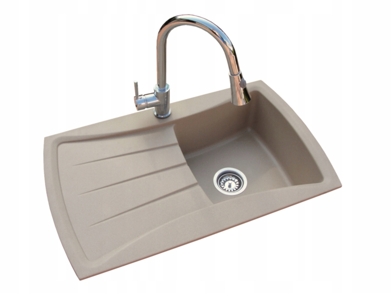 Kuchynská batéria - Single -Chamber Granite Sink +batéria_son