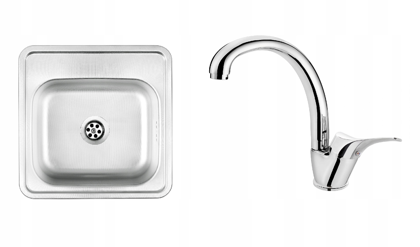 Kuchynská batéria - Single -Chamber Sink 38x38 Decor Battery Joko