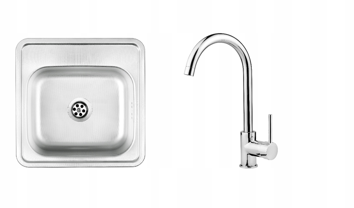 Kuchynská batéria - Single -Chamber Sink 38x38 DEOBORT BATTERSLE LUNO