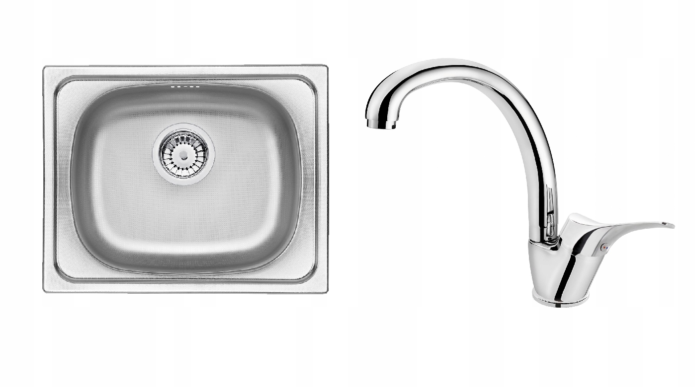 Kuchynská batéria - Single -Chamber Sink 50x40 Len + Joko Batéria