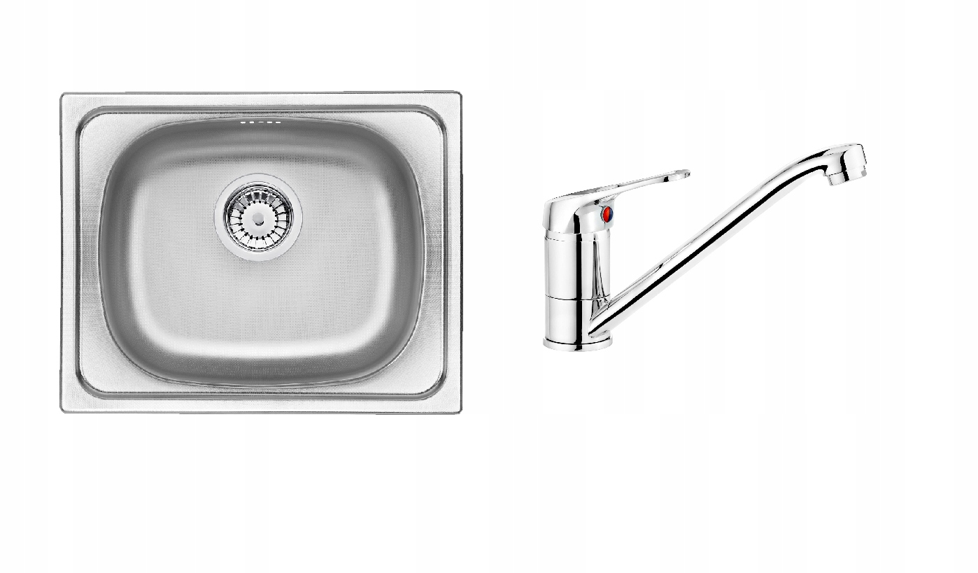 Kuchynská batéria - Single -Chamber Sink 50x40 Len + Lobo batéria