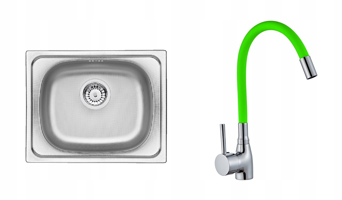 Kuchynská batéria - Single -Chamber Sink Len Flex Green batéria